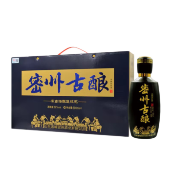 密州春 密州古釀 32度濃香型 四瓶禮盒 固態發酵 諸城特產 32度密州古