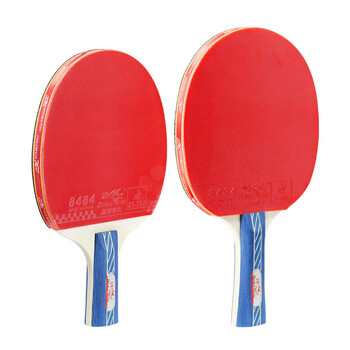 双鱼（DOUBLE FISH）乒乓球拍体育用品乒乓拍横直双拍 拍套+63球  麒麟系列V11