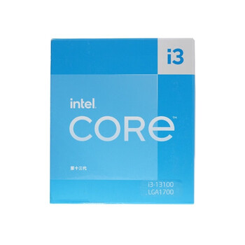 英特尔(Intel)酷睿 13代CPU处理器i3-13100  台式机 原盒