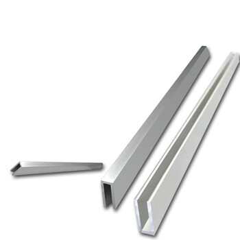 山头林村铿铿(kengkeng)铝合金u型槽铝包边条 底宽4mm高10mm厚1mm内槽