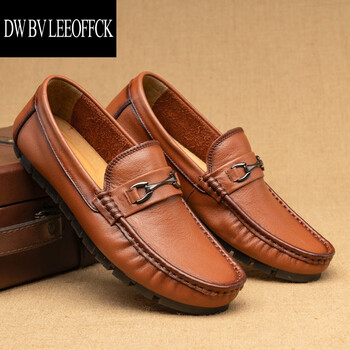 dwbvleeoffck品牌轻奢豆豆鞋男士新款时尚休闲单鞋夏季低帮简约豆豆鞋