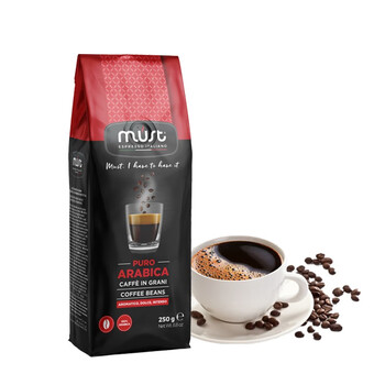 LOOCIMUST意大利纯进口100%阿拉比卡 中度烘焙黑咖啡豆250g/袋 LOOCIMUST意大利纯进口100%阿拉比卡 中度烘焙黑咖啡豆250g/袋