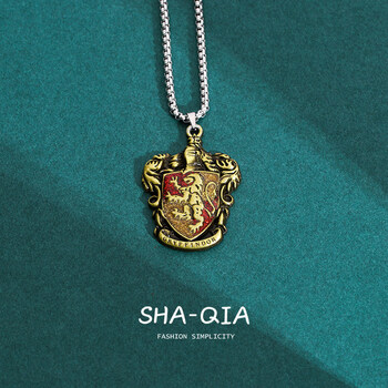 女空赫奇帕奇狮子学院拉文克劳斯莱特林吊坠男 格兰芬多(项链)