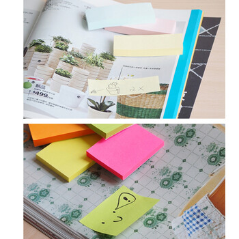 N次贴(STICKN)1800张3色便利贴分条便签纸38*51mm小便签本记事贴便条纸 柔和色6袋装32017-J6