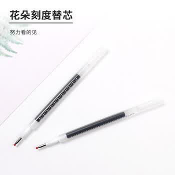 斑马牌（ZEBRA）中性笔替芯（适用于JJM88）0.5mm子弹头大容量笔芯 RBJF5 黑色 10支装