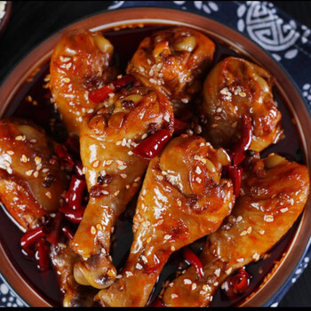 麻辣冷吃鸡腿网红零食四川特产小吃卤味香辣鸡肉熟食 麻辣鸡腿(180克*