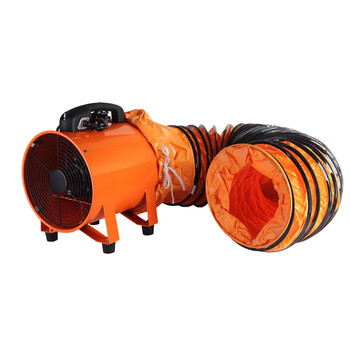 手提式轴流风机移动便携式强力220v尘通风机工业送风排气扇抽风12寸