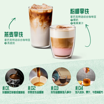 星巴克进口黑咖啡 特选综合咖啡豆250g*2袋 中度烘焙 星巴克进口黑咖啡 特选综合咖啡豆250g*2袋 中度烘焙