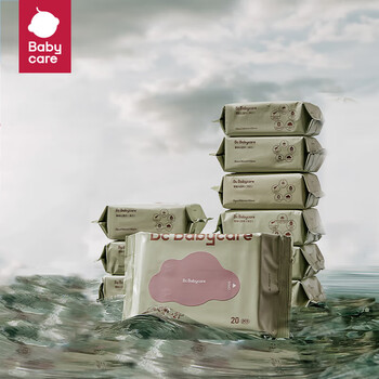 bc babycare婴儿手口湿巾新生儿湿纸巾便携成人可用6480紫盖湿巾20抽-10包 bc babycare婴儿手口湿巾新生儿湿纸巾便携成人可用6480紫盖湿巾20抽-10包