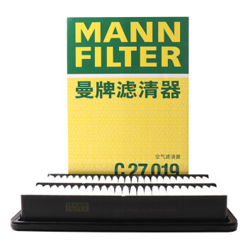 曼牌(MANNFILTER)空气滤清器/空气滤芯/空滤C27019适用长安马自达CX-5 2.0L/2.5L/14-19款昂克赛拉2.0L