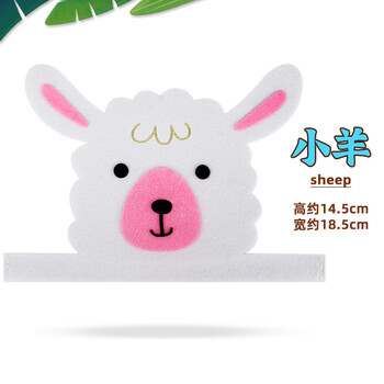 动物头饰表演道具幼儿园 六一儿童节卡通动物头套老虎小孩兔狐狸玩具