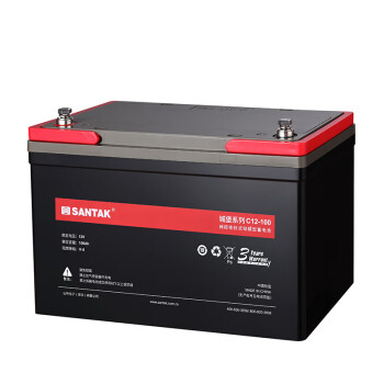 山特（SANTAK）C12-100 山特UPS电源电池免维护铅酸蓄电池 12V100AH