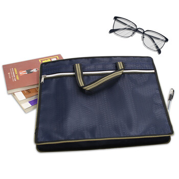 TRNFATN-4050手提立体公文袋 拉链收纳袋公文包 办公商务会议资料包文件袋 一个装