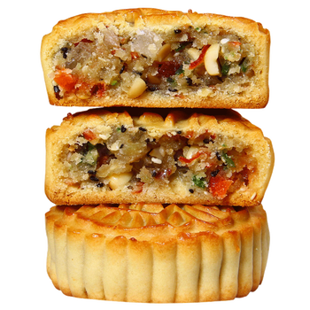 杨家将河南特产传统老式五仁味月饼80g/个青红丝花生瓜子中秋老月饼