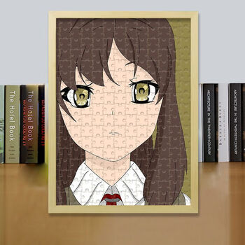 樱岛麻衣手办 青春期猪头少年不会梦到兔女郎学姐拼图1000片带框来图