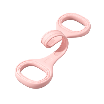 京东京造 8字拉力器弹力带拉力绳背部训练阻力带开肩颈拉伸带硅胶15LB