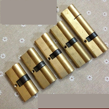 ab锁芯忠恒通用 全铜锁芯 防盗门锁芯 37.5 77.5=115偏芯 >55mm