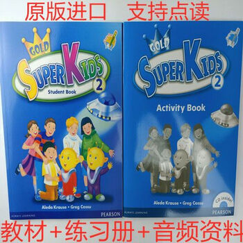 原版朗文少儿英语superkids123456级美国朗文新灵通点读版原版super
