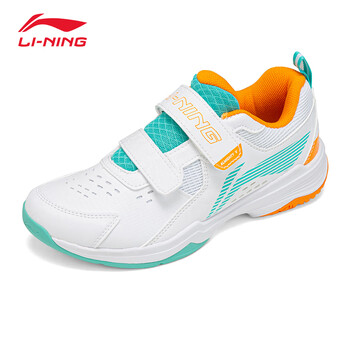 李宁（LI-NING）童鞋羽毛球鞋男女童减震耐磨透气运动鞋训练鞋