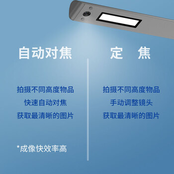 科密(comet) GP1500AF 高拍仪 2000万像素 可在线升级扫描仪 A4文件PDF合成 OCR识别 适配国产系统