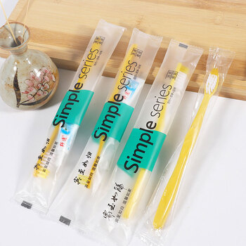 美家生活酒店用品 牙刷牙膏套装100套 宾馆民宿一次性洗漱清洁用品