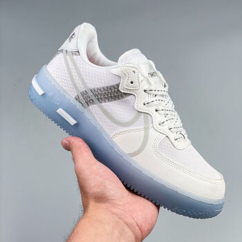 莆田鞋体育1af1空军一号反光骨白冰蓝低帮板鞋男女款5aj1莆田39