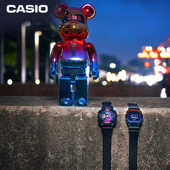卡西欧(casio)手表 g-shock·be@rbrick联名「上海之夜」主题限定表款