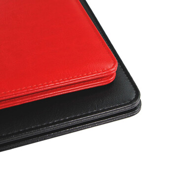 金得利A4多功能文件夹单强力夹皮质经理夹秘书夹资料夹房产销售夹签约本商务会议文件合同夹板红色AF1801 金得利A4多功能文件夹单强力夹皮质经理夹秘书夹资料夹房产销售夹签约本商务会议文件合同夹板红色AF1801