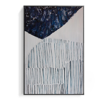 柏轩 现代简约抽象装饰画 客厅沙发背景墙挂画 餐厅卧室玄关壁画定制