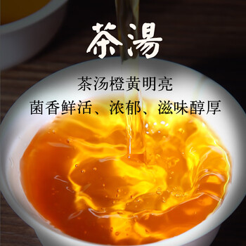 白沙溪茶叶安化黑茶湖南特产金花茯茶砖茶盛世华茯茶叶礼盒800g送礼袋