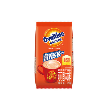 阿华田(Ovaltine)可可粉袋装150g 多重营养早餐代餐牛奶冲饮即食可可固体饮料烘焙 阿华田(Ovaltine)可可粉袋装150g 多重营养早餐代餐牛奶冲饮即食可可固体饮料烘焙
