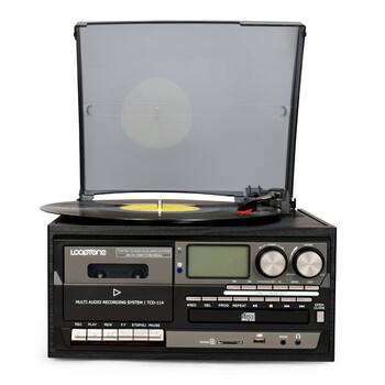 雅马哈yamaha适用黑胶电唱机现代唱片机仿古留声机蓝牙音响多功能收音