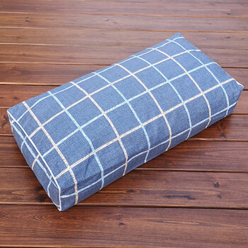 稻壳枕头整头单人学生宿舍床护颈稻壳硬枕头芯带枕套家用成人颈椎小方