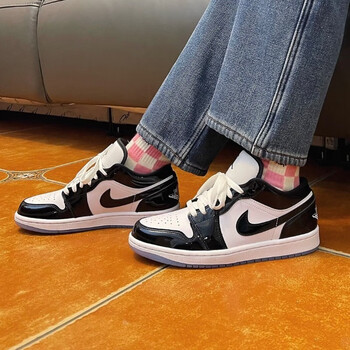 nike耐克鞋子aj1女鞋春夏季新款air jordan低帮滑板鞋轻便运动休闲鞋