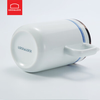 乐扣乐扣（LOCK&LOCK）荣耀杯通透茶杯办公室水杯陶瓷无盖喝水杯男士商务水杯 YSH110004