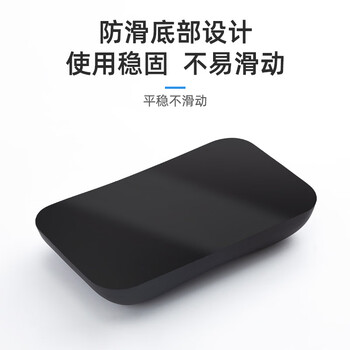 WOMT无墨  鼠标手托小号 笔记本电脑腕托 鼠标垫护腕 皮革记忆棉手腕垫办公游戏家用碗托男女生