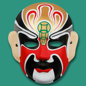 京剧脸谱面具成人演出道具表演装扮变脸全脸幼儿园活动cos 新款萧升