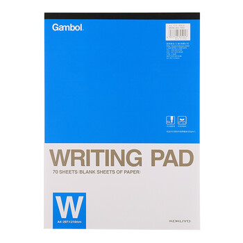 国誉（KOKUYO）【全网低价】草稿本Gambol渡边空白纸笔记本子拍纸本草稿空白本 A4/70张/1本空白内页WCN-A4-700