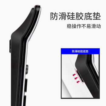 得力银白色双电源宽屏财务专用办公桌面计算器/计算机1653