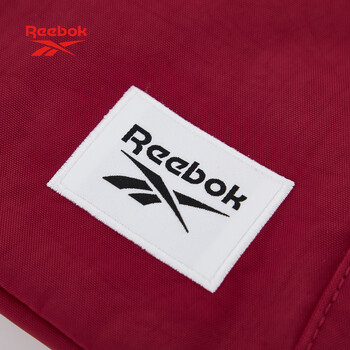 锐步防泼水耐磨手提斜挎包大容量男女同款户外通勤休闲包 酒红色