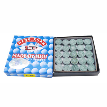 劲南皮头小头杆黑八斯诺克牛皮台球杆单层枪头 10MM 硬度M 50粒装  