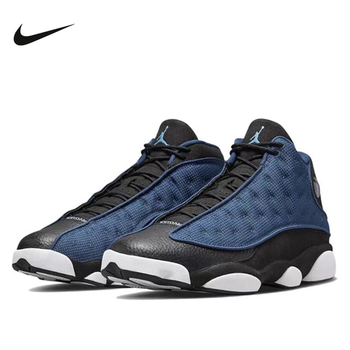 jordan 13男款黑蓝海军蓝 aj13篮球鞋 dj5982-400 43【图片 价格 品牌