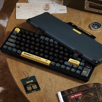 洛斐（Lofree）小浪无线机械键盘蓝牙双模 蓝牙多功能电脑笔记本手机户外便携办公家用 军绿色