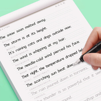 宛陵文韵衡水体英语练字实操.读后续写篇 龙文井书 高考词汇英文满分作文单词短语高中生练字帖钢笔硬笔