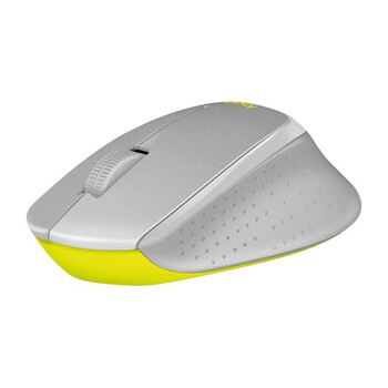 罗技（Logitech） M330 无线鼠标 轻音鼠标 办公鼠标 右手鼠标 带无线微型接收器 灰色
