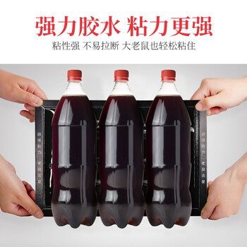 黑猫神 粘鼠板10片装 老鼠贴老鼠药老鼠板驱鼠捕鼠神器老鼠夹胶耗子药