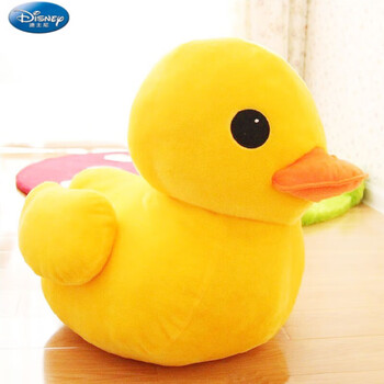 迪士尼可爱大黄鸭公仔毛绒玩具抱枕小鸭子玩偶布娃娃儿童生日礼物女