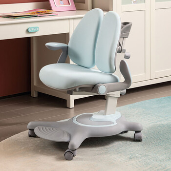 儿童学习书椅蓝色 韩式风格