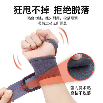 PROIRON普力艾护腕 腱鞘炎专用护手腕防扭伤关节固定加压护具 黑色一对装