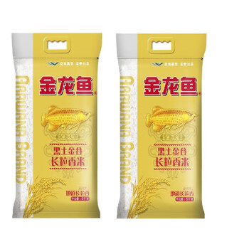 金龙鱼黑土金谷长粒香东北大米5kg*2包 20斤 10斤两包【图片 价格